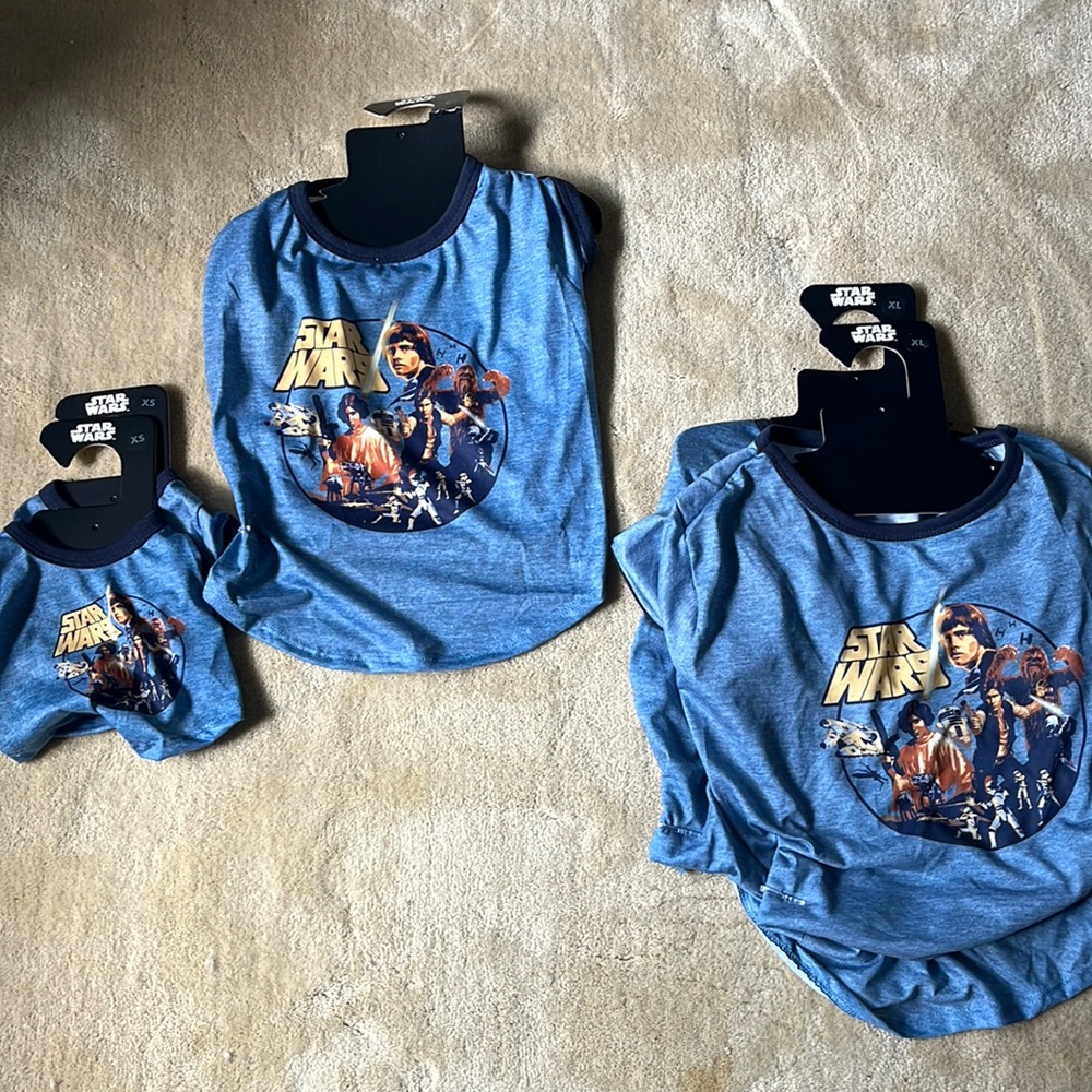 🛰️ NWT Star Wars dog clothes onesies